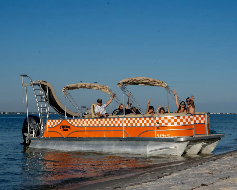 Island Hoping on Pontoon In Pensacola